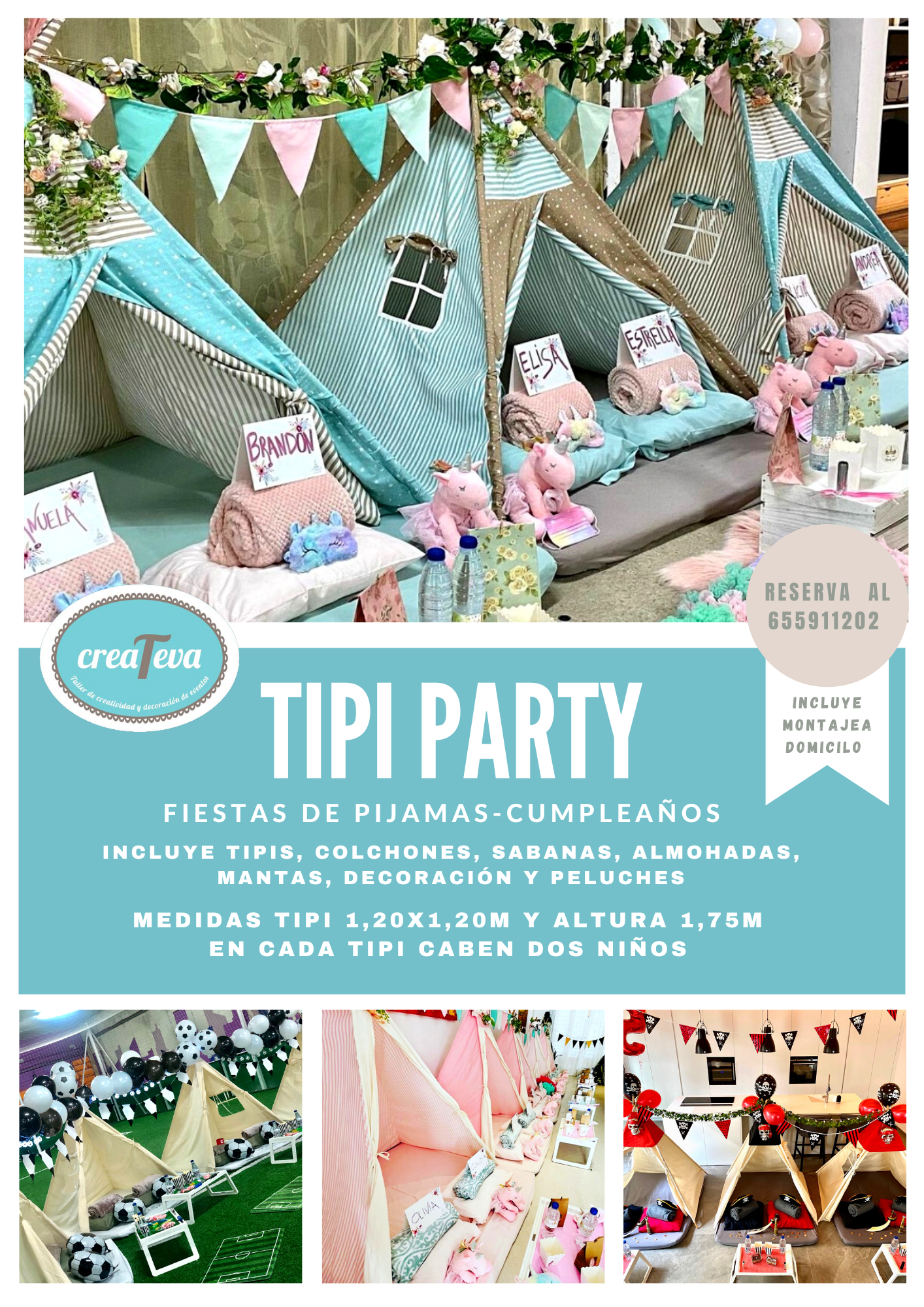 Folleto Tipi Party
